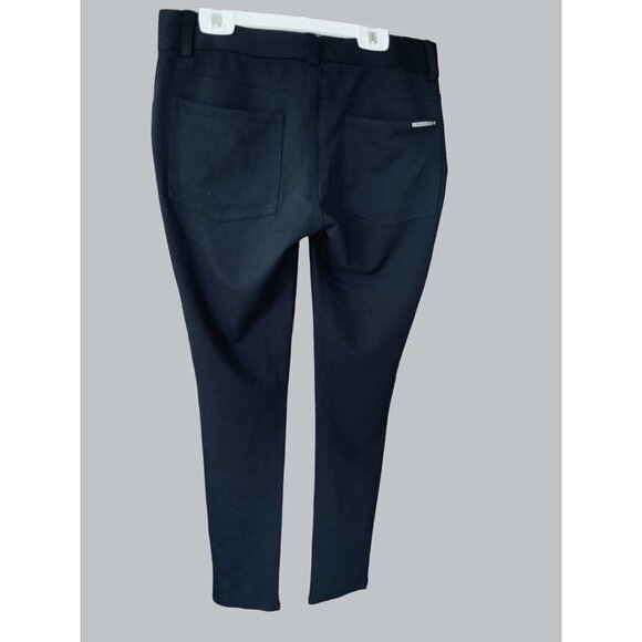 TORY BURCH LADIES DESIGNER BLACK ZIP FRONT 5 POCKET DESIGN LONG PANTS EUC XS - Picture 8 of 9